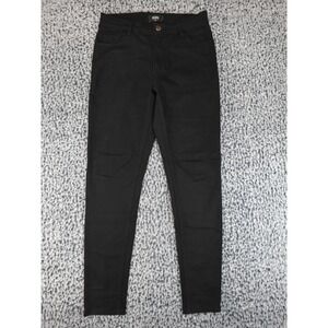 Icon Amsterdam Skinny Jeans Mens 30 Black Solid Stretch Denim Pants